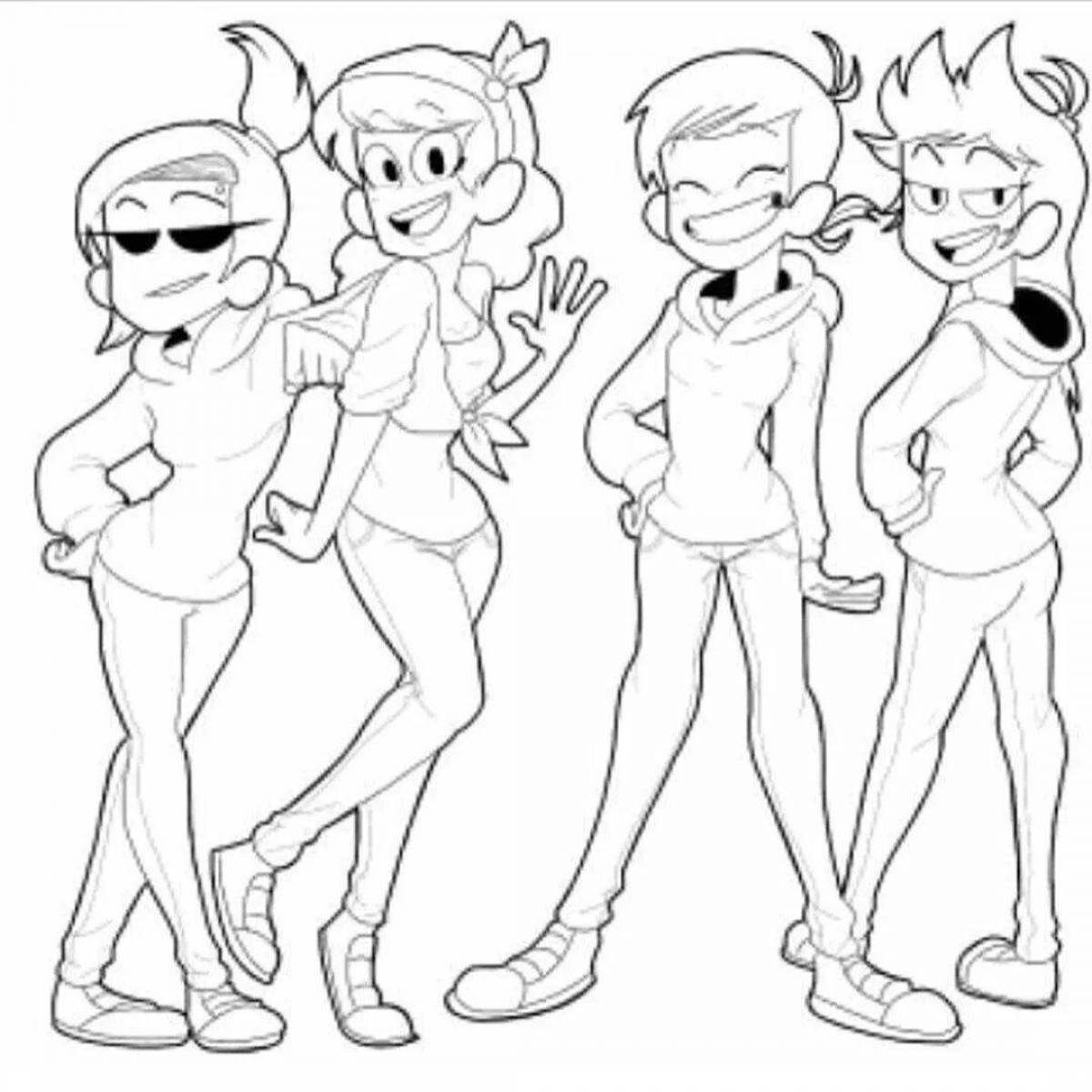 Attractive coloring eddsworld