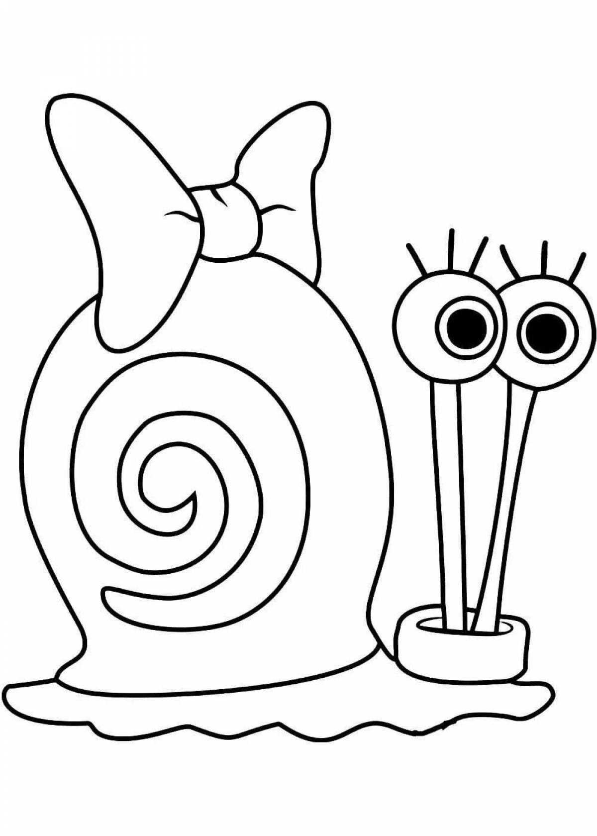 Coloring page celebratory gary