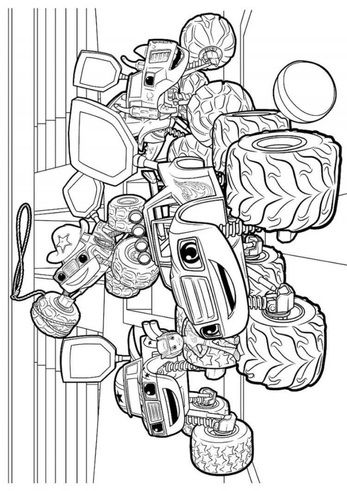 Colouring cheerful starla