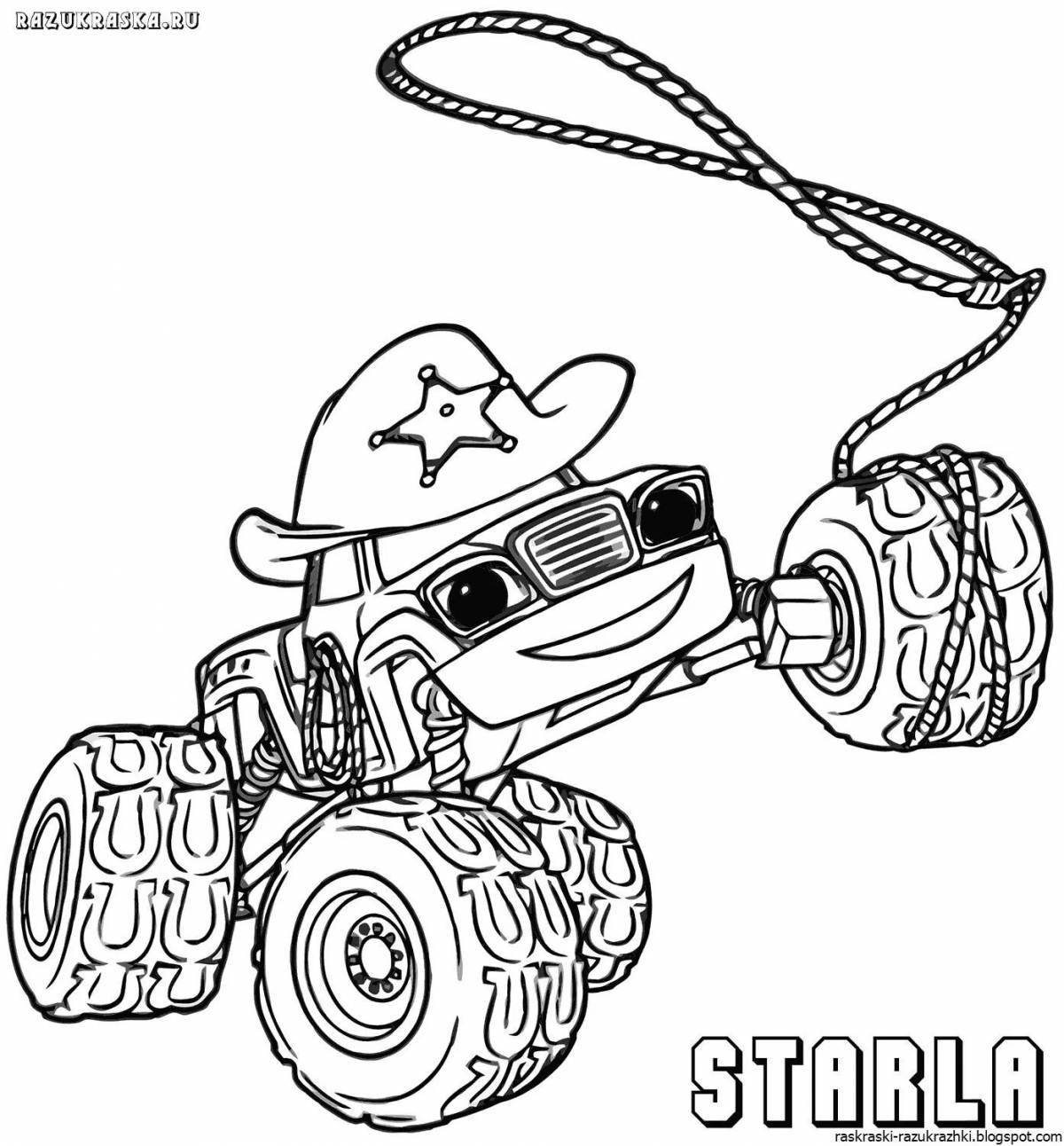 Glorious starla coloring page