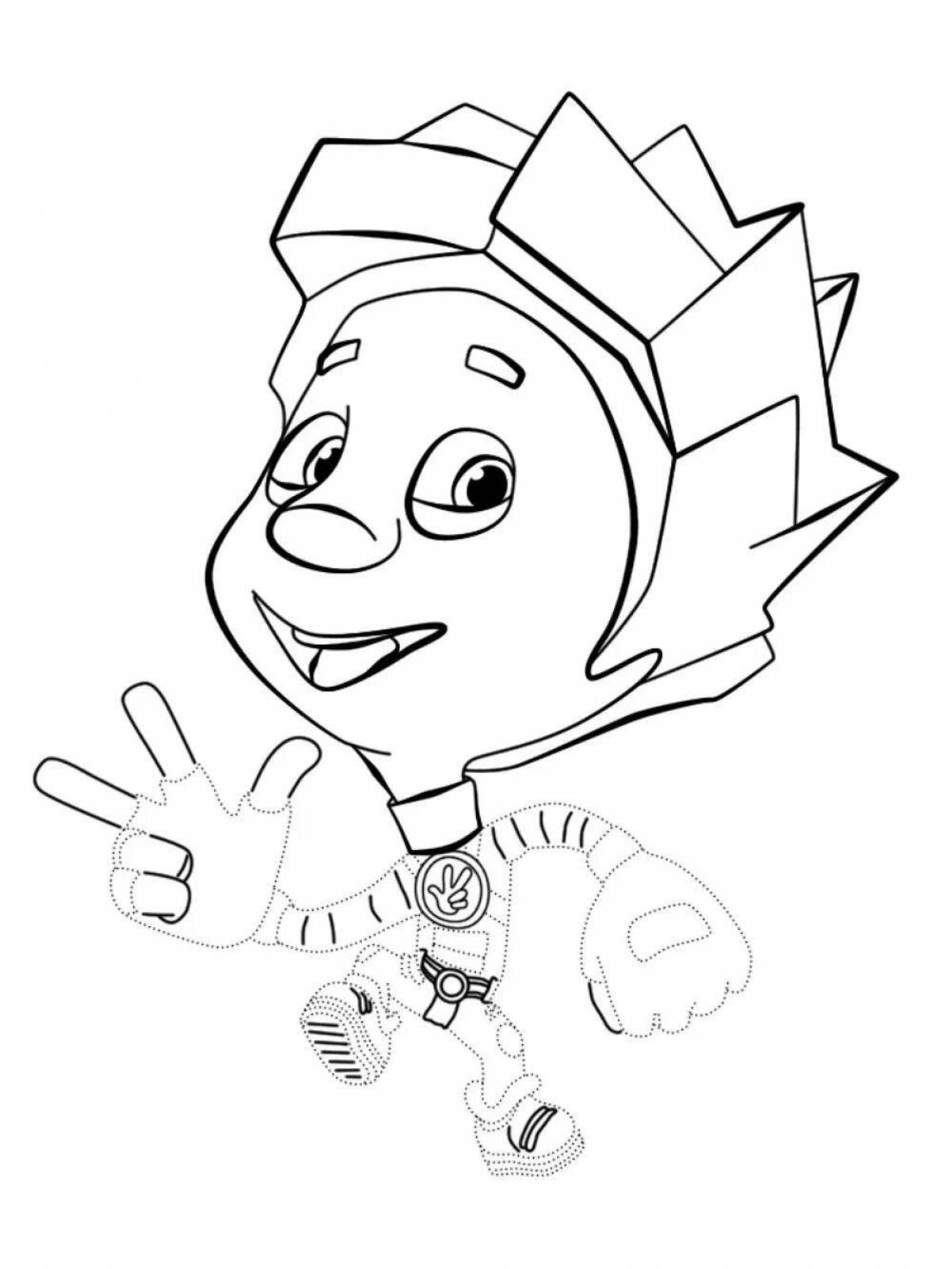 Entertainment coloring assistant