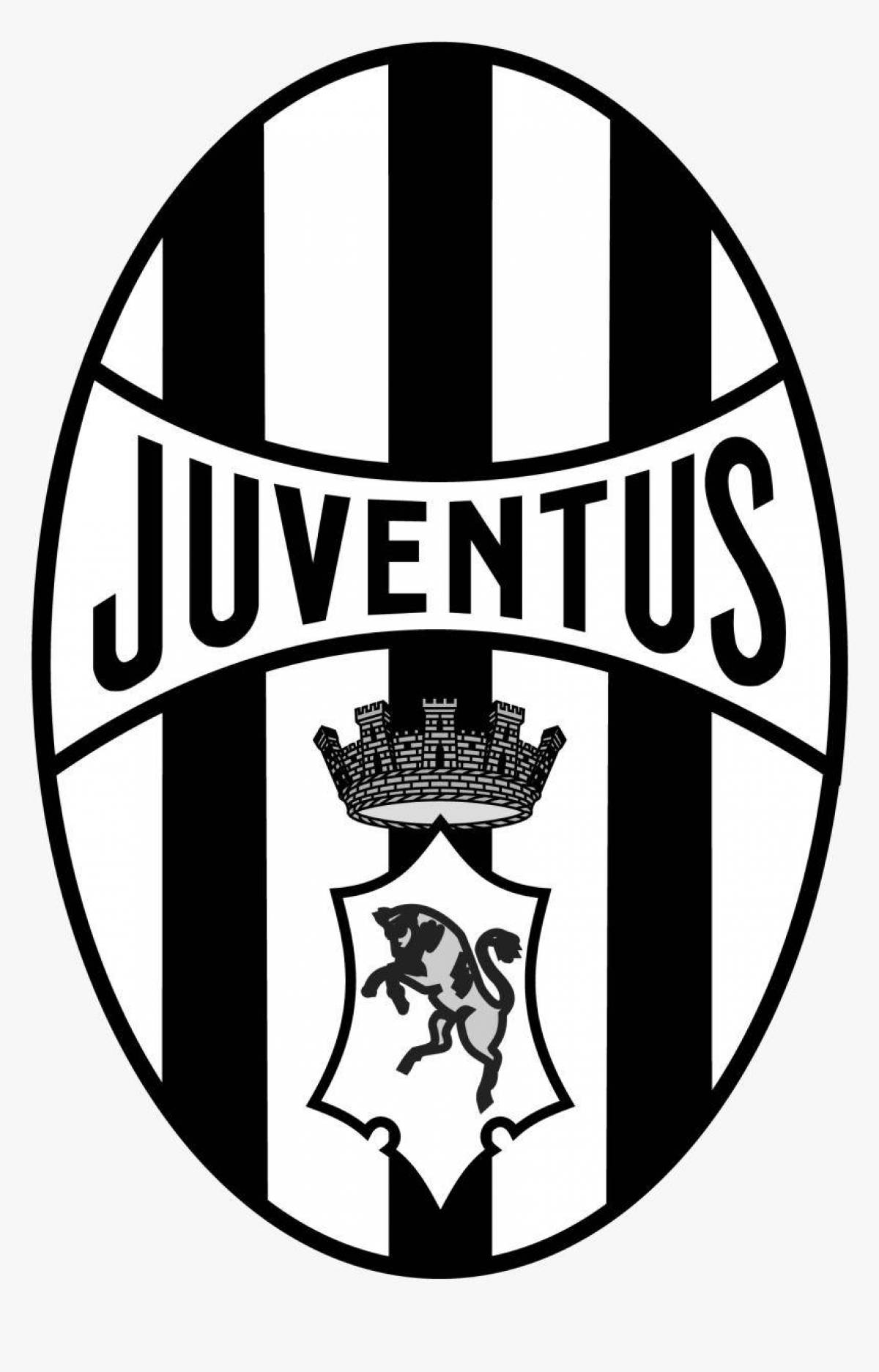 Lovely juventus coloring page