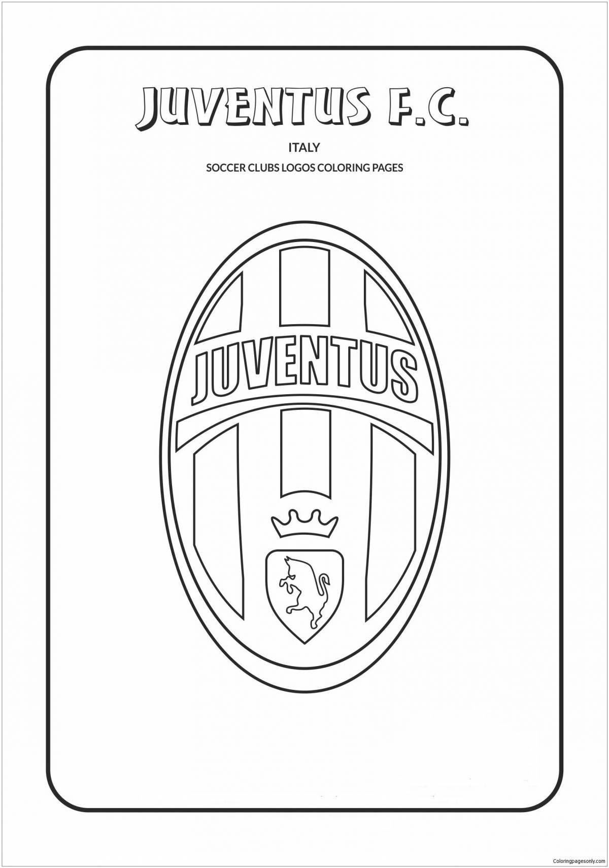 Fashion coloring juventus