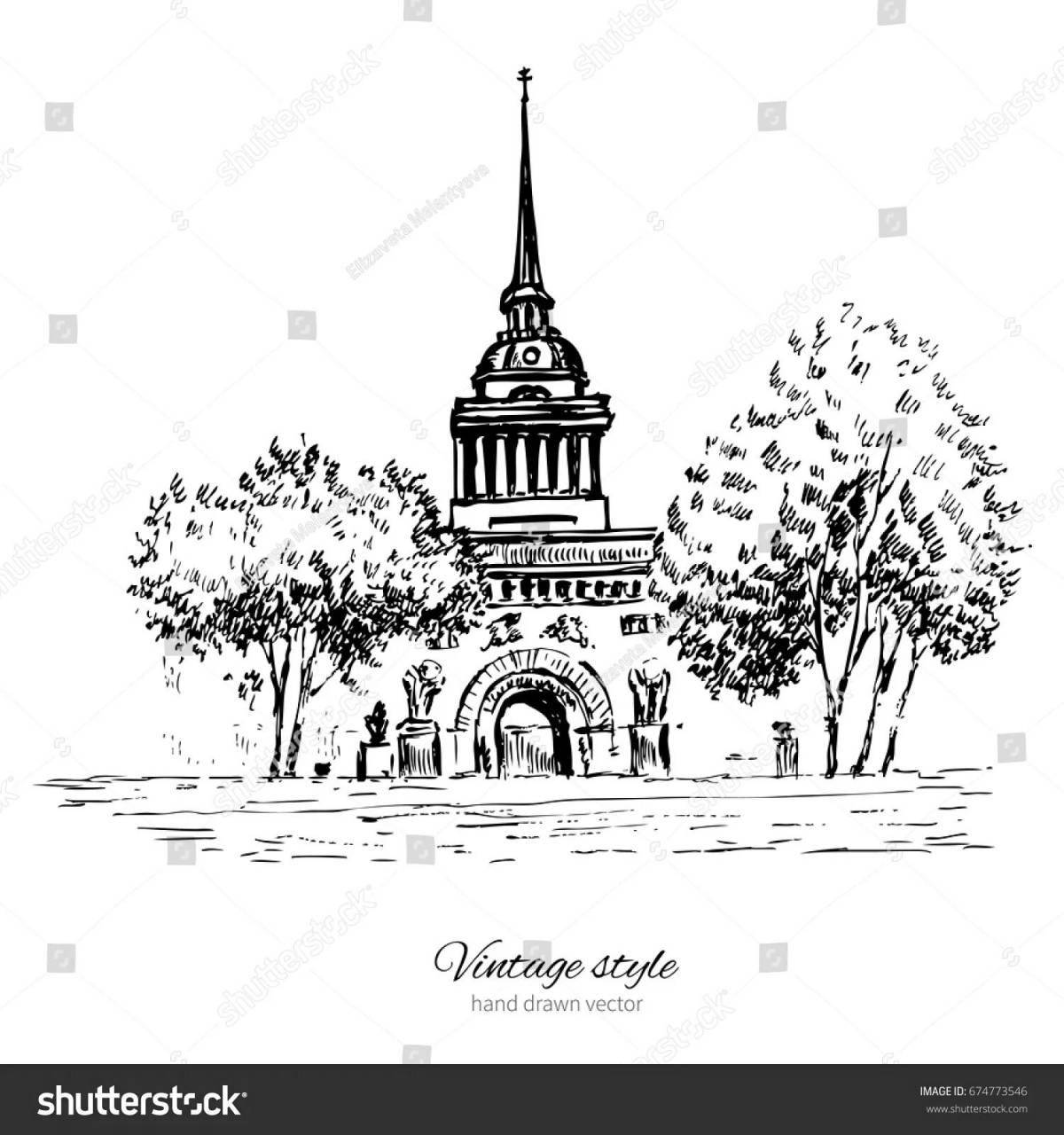Coloring page magnificent admiralty