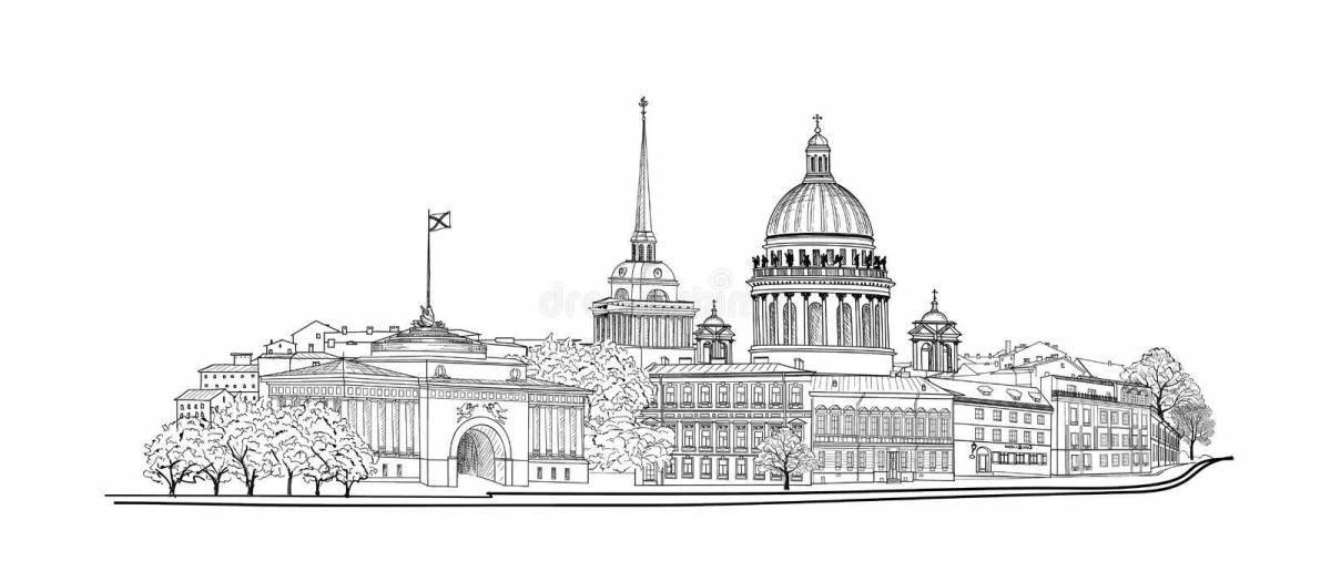 Glitter admiralty coloring page