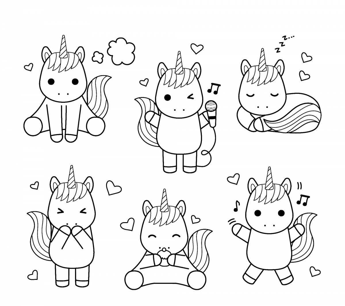 Exotic coloring catunicorn