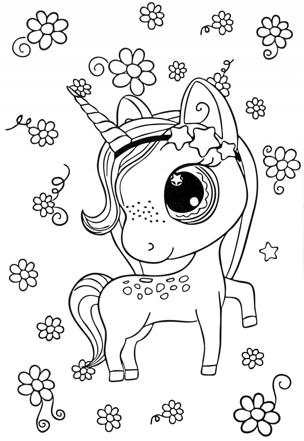 Catunicorn coloring page