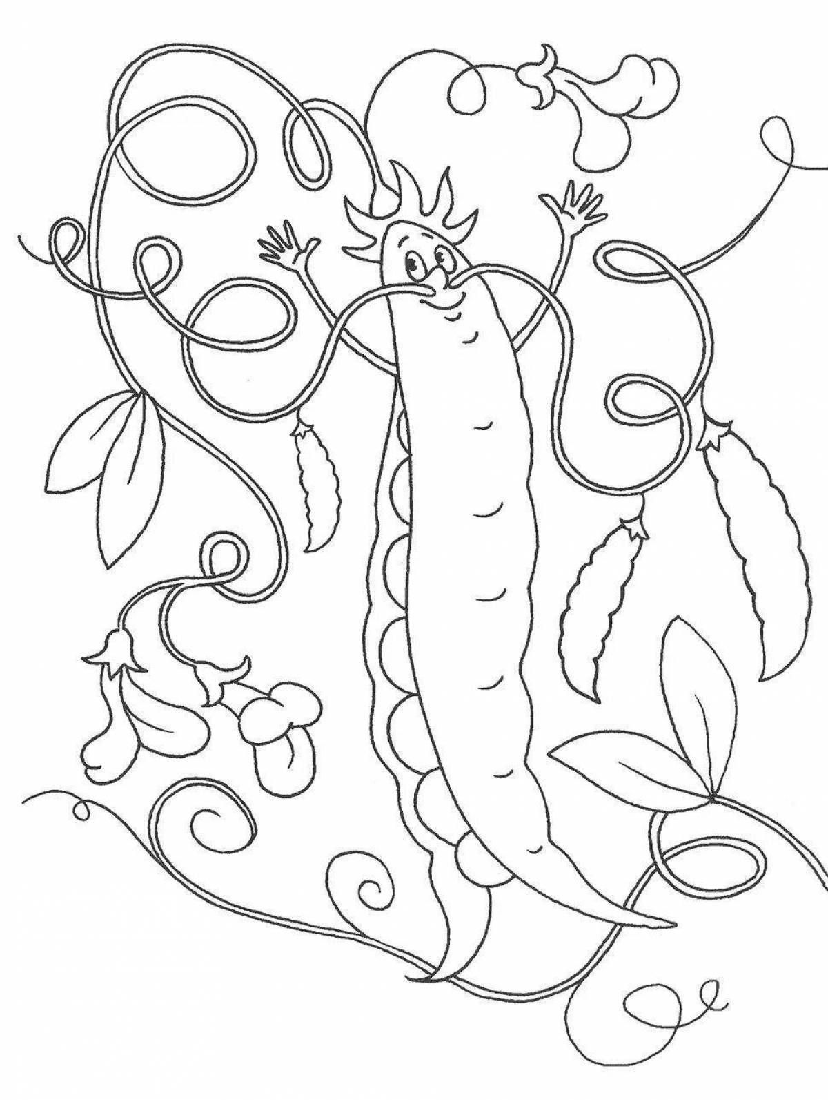 Glitter polka dot coloring page