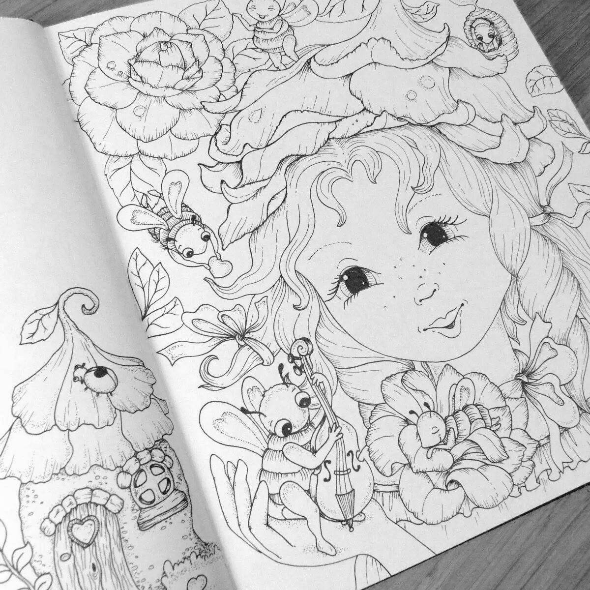 Playful clara brand coloring page
