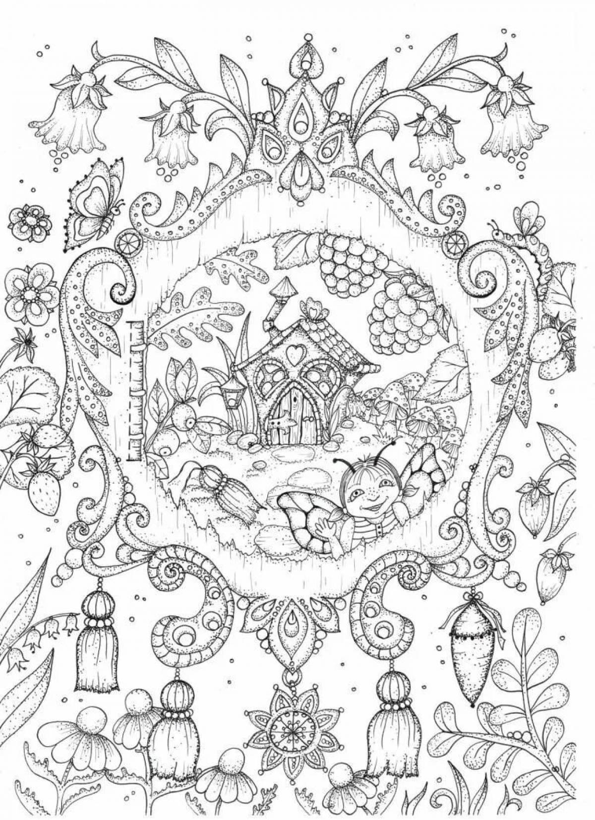 Clara's brand coloring page