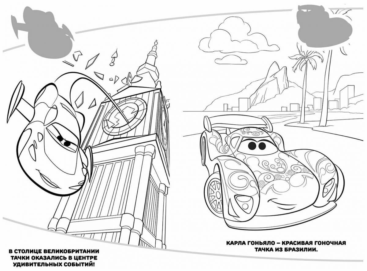 Charming coloring book supercars magazine