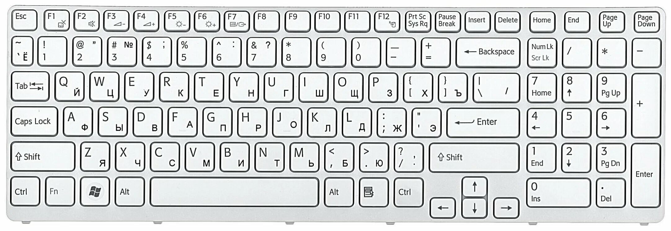 Photo Intriguing keyboard coloring