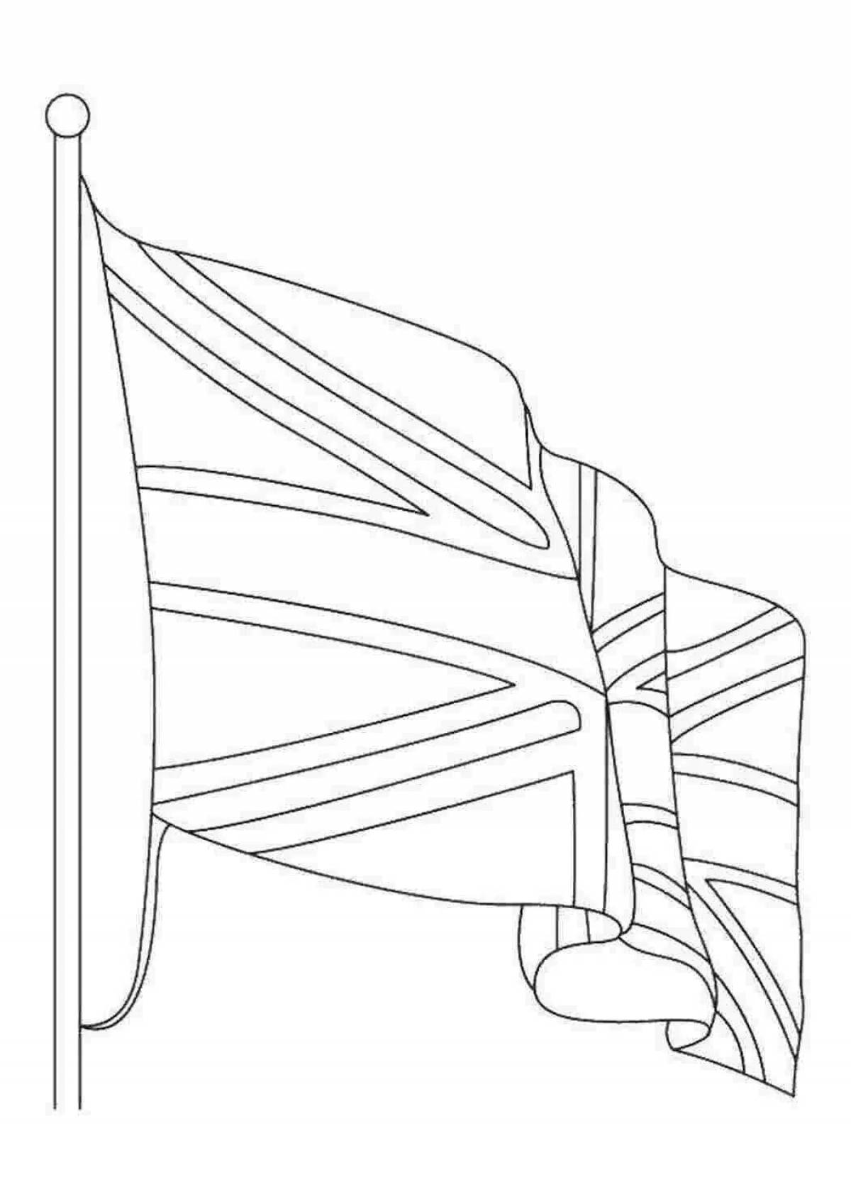 Флаг великобритании рисунок для срисовки