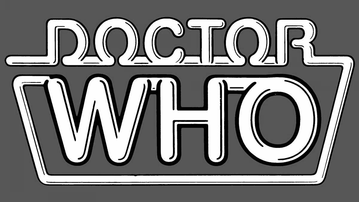 Coloring book amazing doctor who