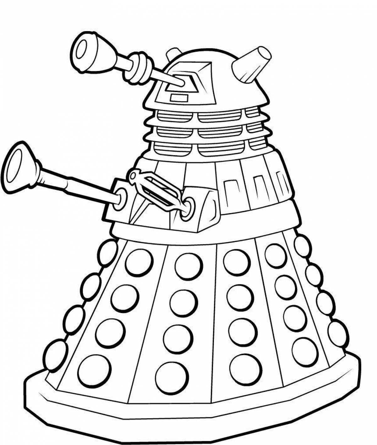 Brilliant doctor who coloring book