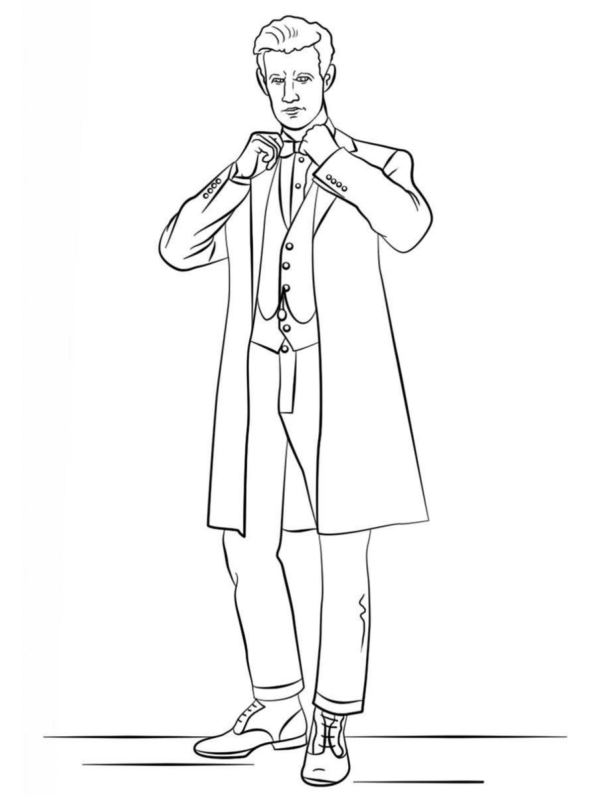 Impressive doctor who coloring book