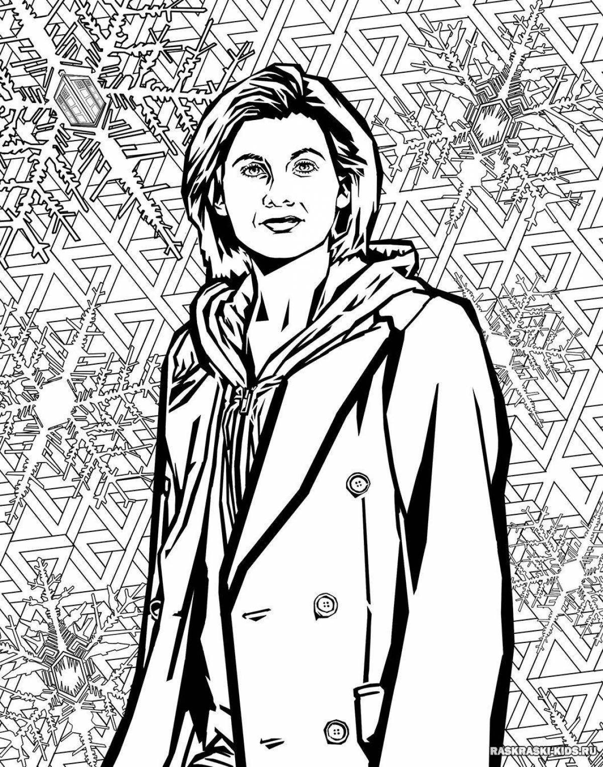 Living doctor who coloring book
