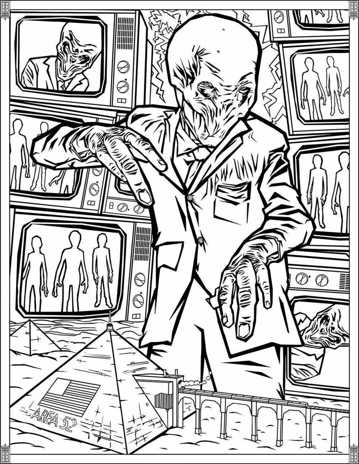 Coloring book funny doctor who
