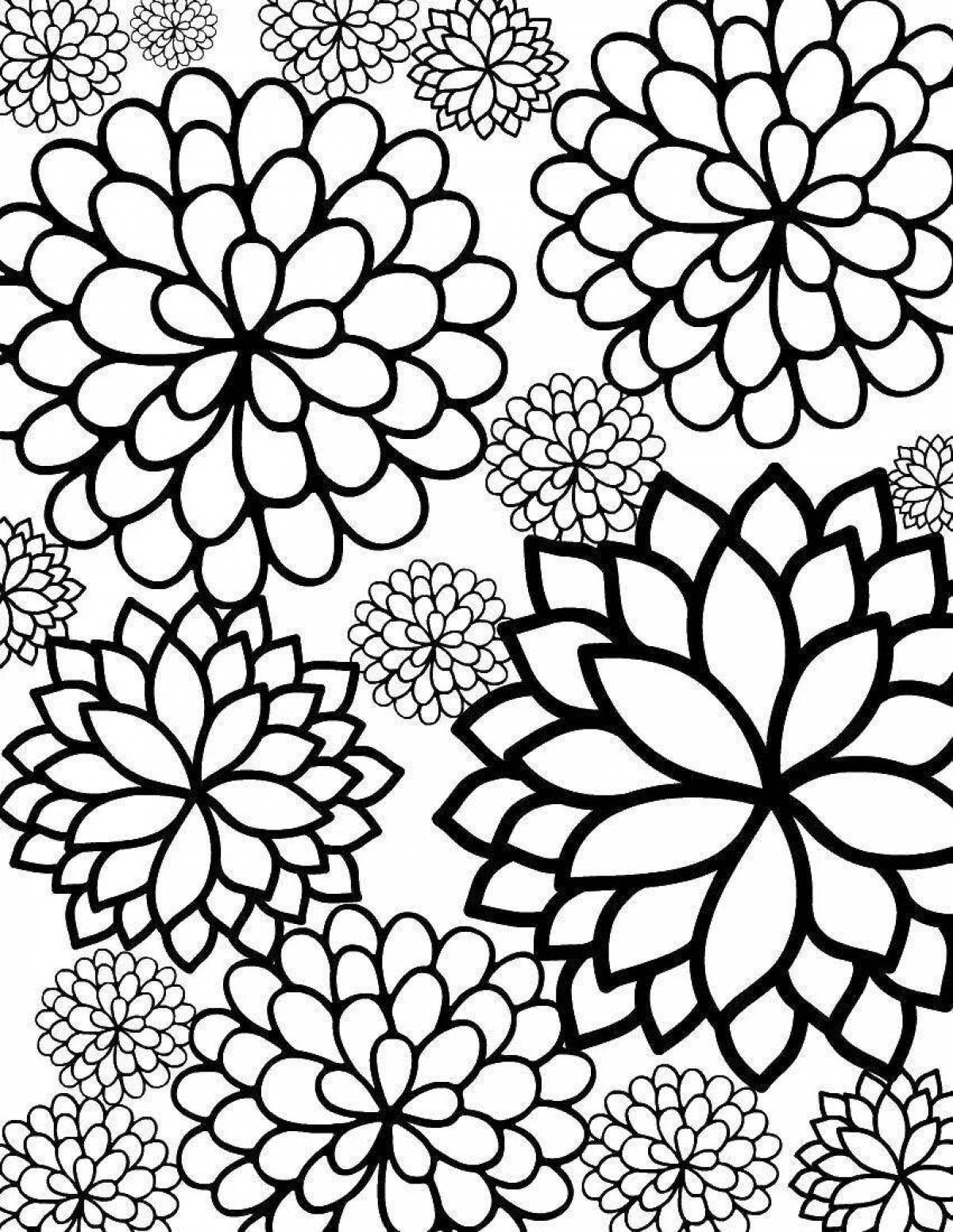 Gorgeous light pattern coloring book