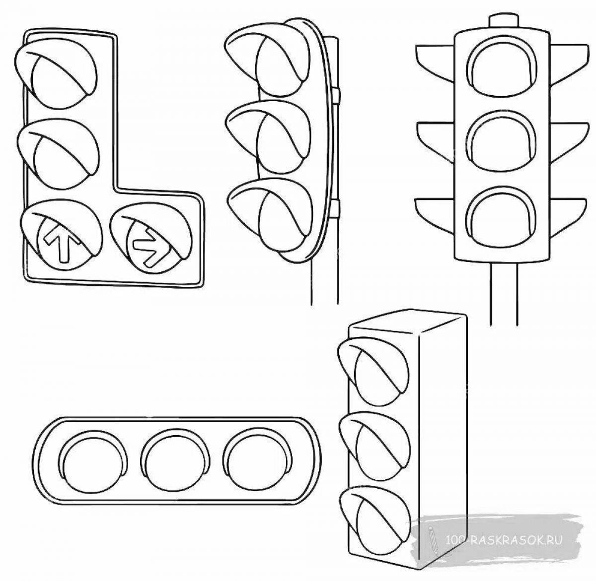 Great traffic light drawing