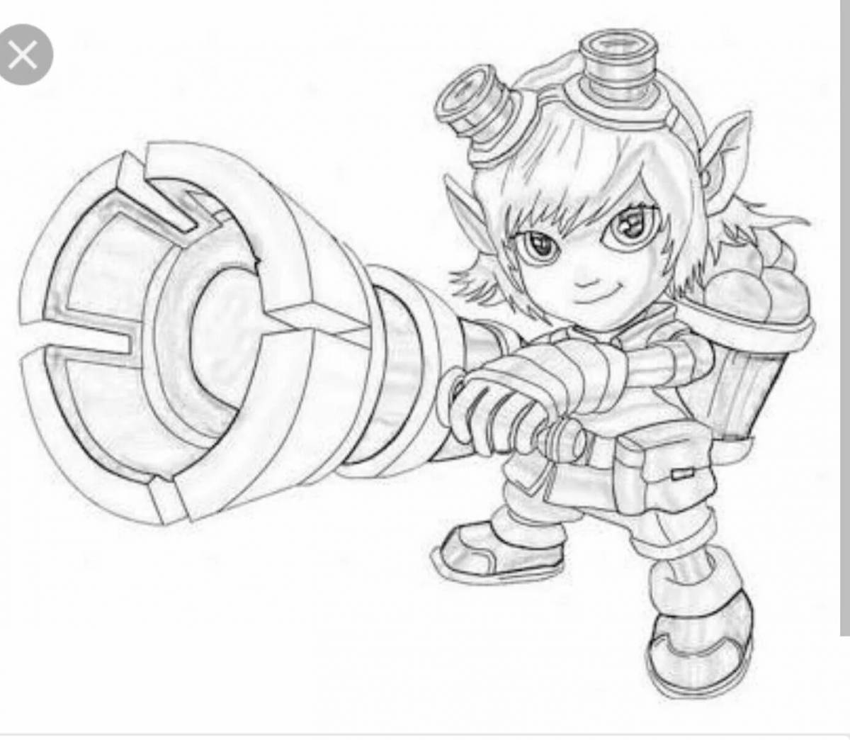 Intriguing mobile legends coloring book