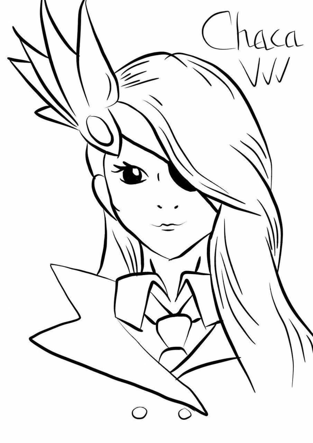 Mobile legends coloring page