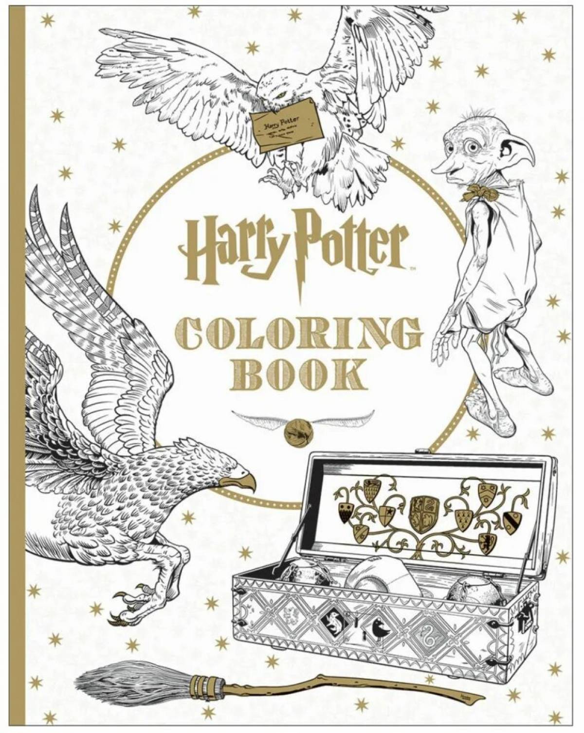 Glorious coloring book magic page