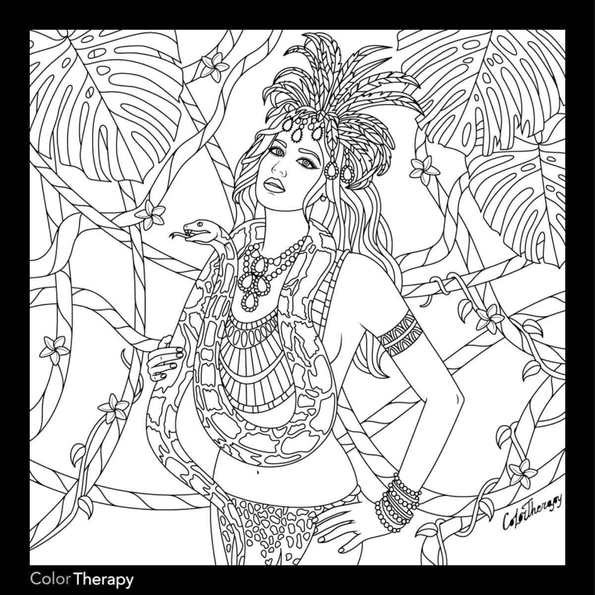 Charming Shamakhan queen coloring book