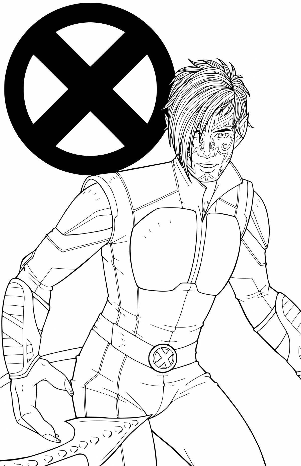 Glorious xavier thorp coloring book