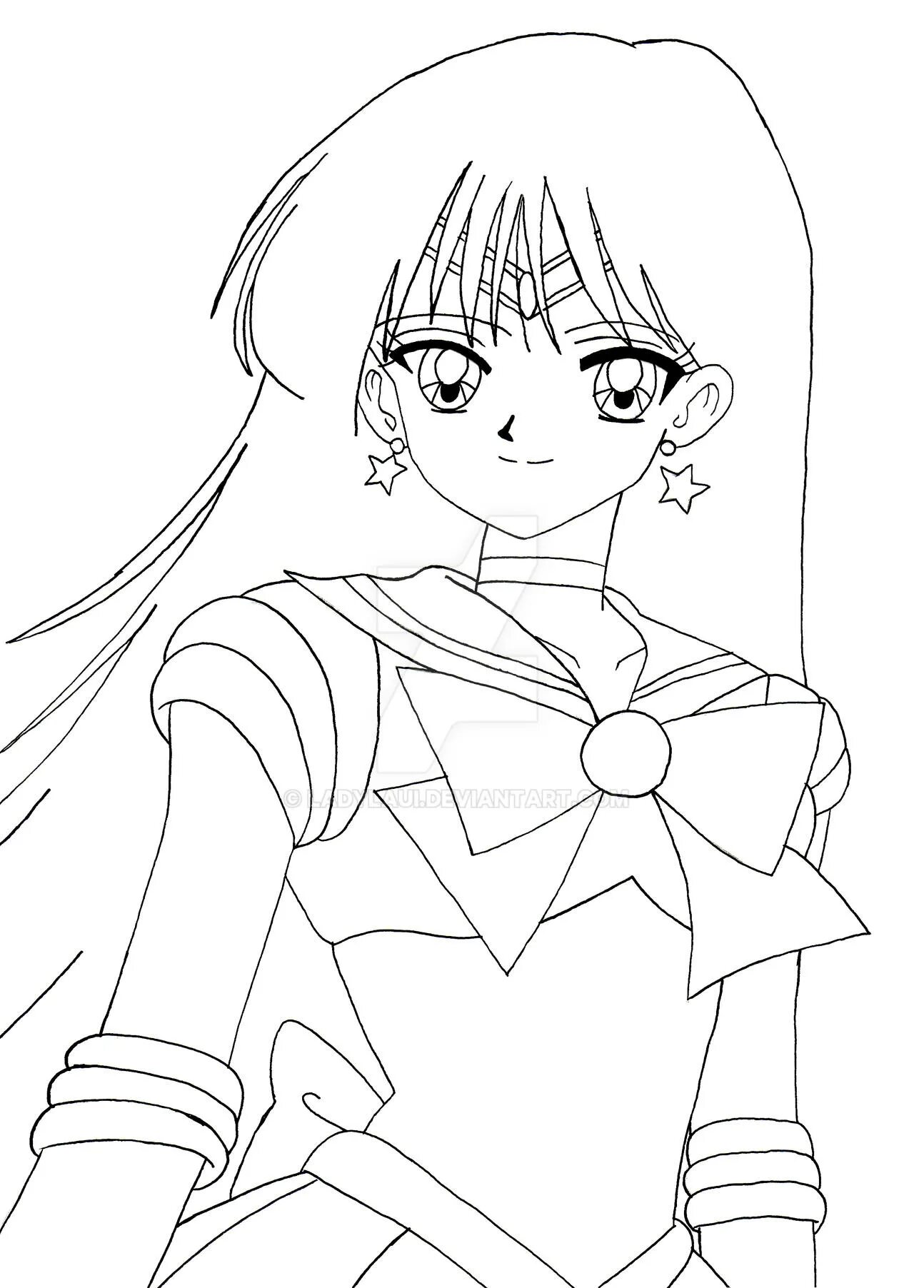 Sailor mars live coloring