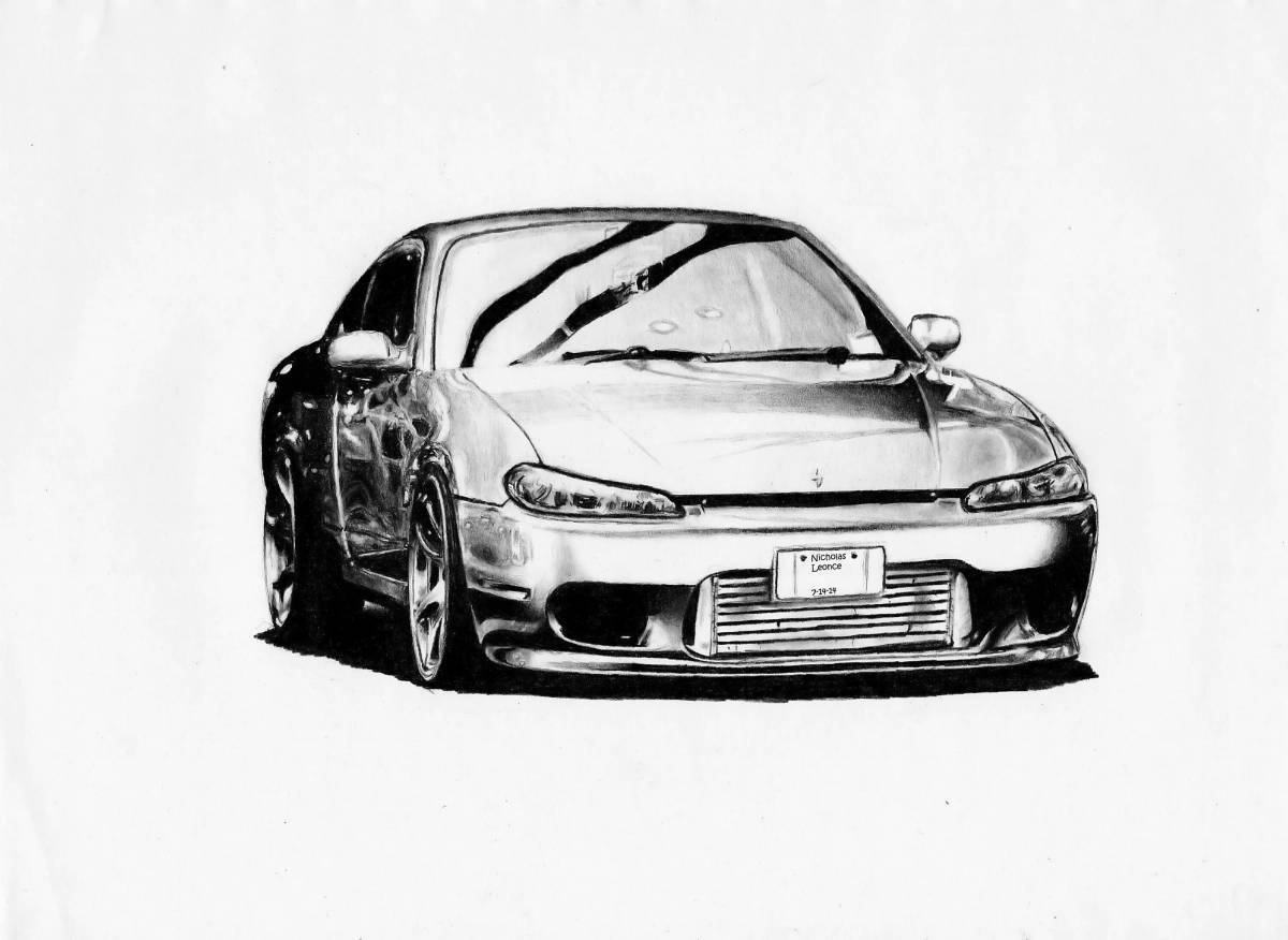 Nissan Silvia attractive coloring