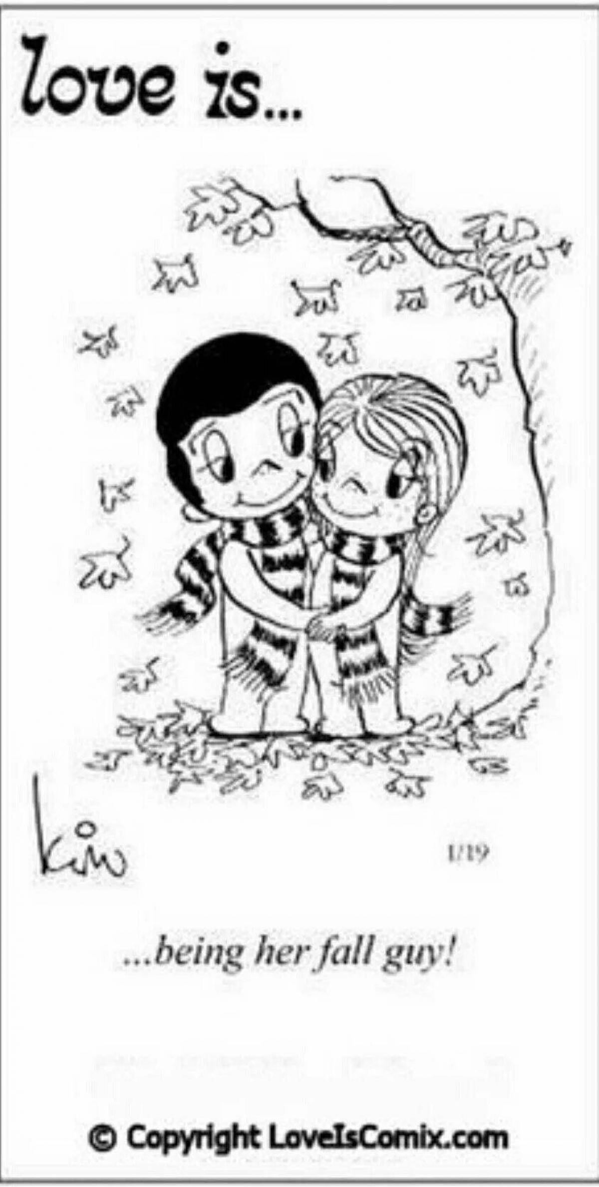 Love is love inspiring coloring book