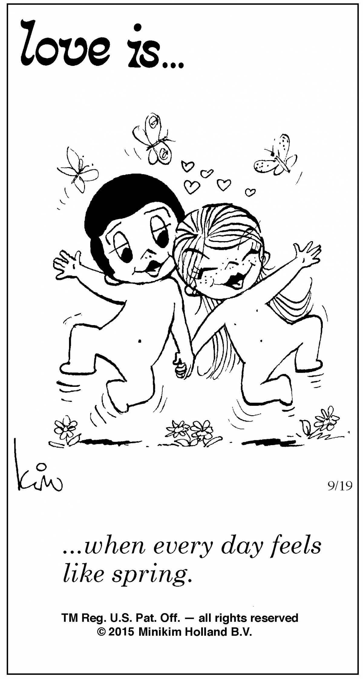 Harmonious love is coloring