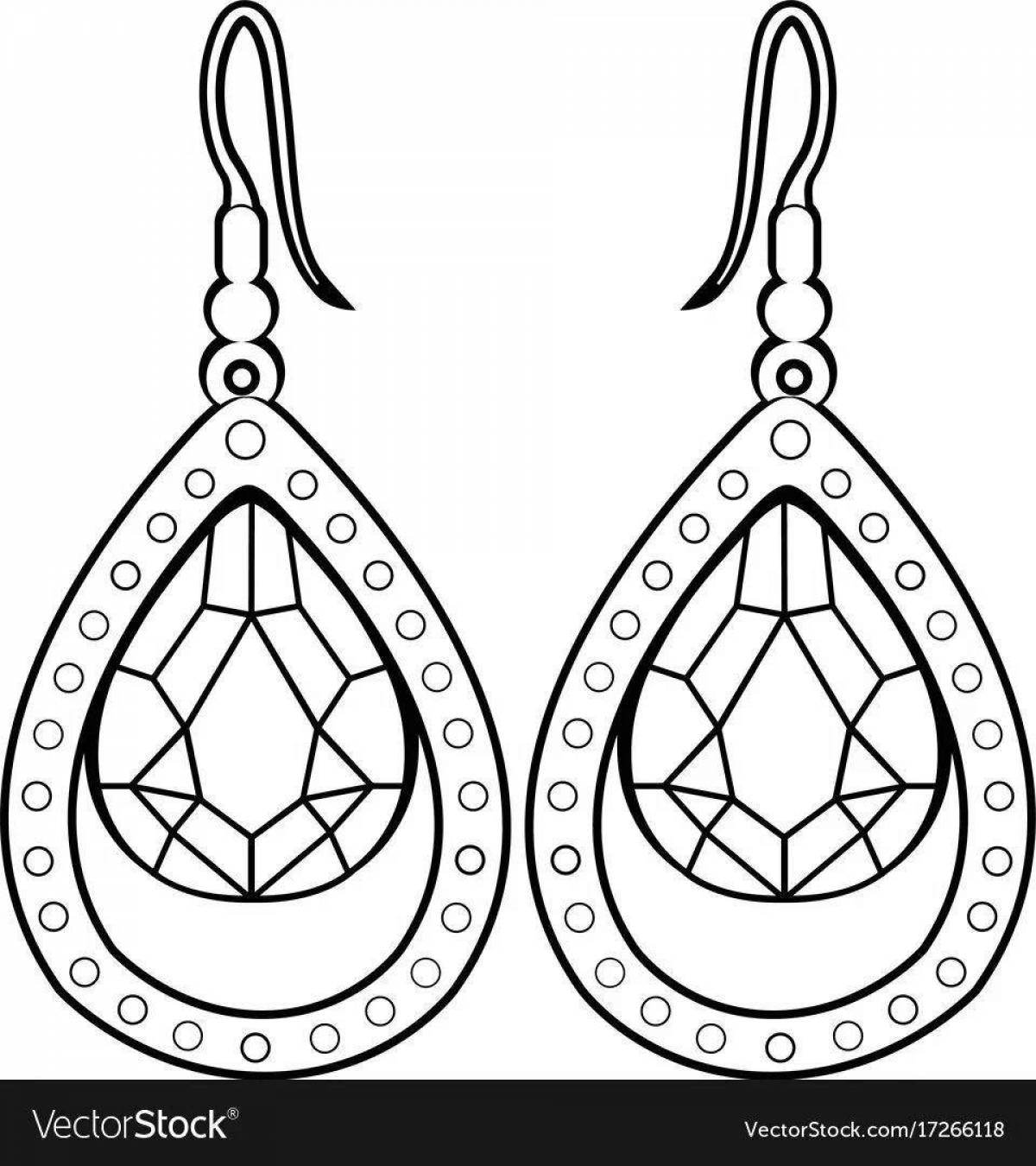 Fascinating Jewelry Coloring Page