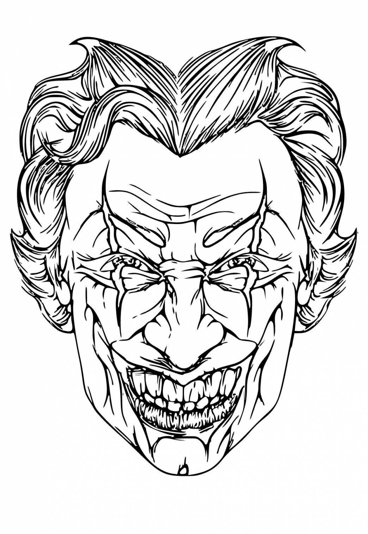 Sinister Joker face painting