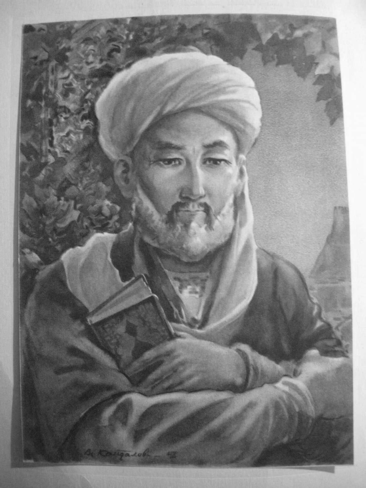 Coloring book playful alisher navoi