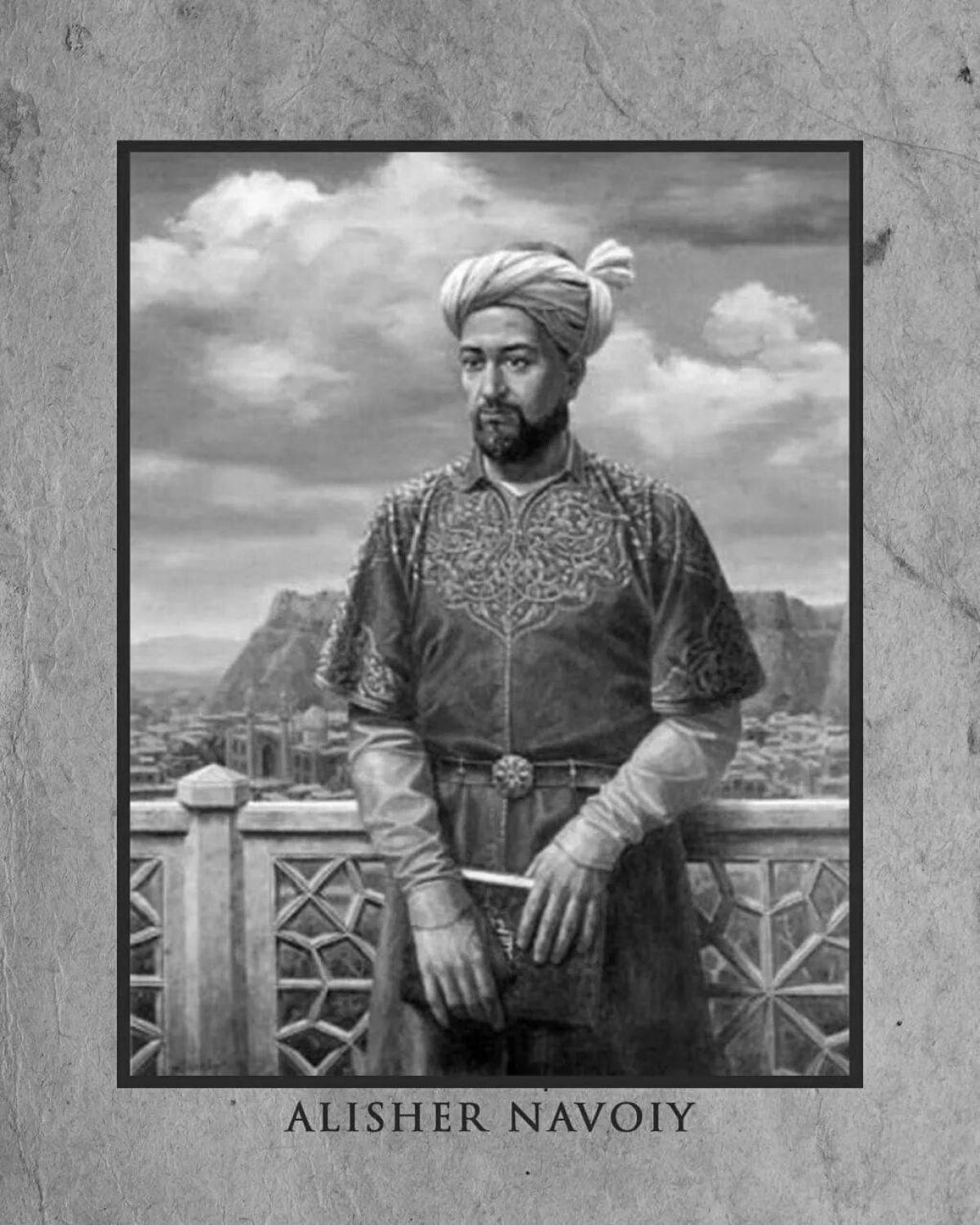 Charming alisher navoi coloring