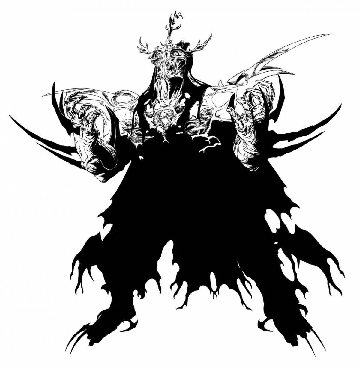 Поразительно супер шредер раскраска