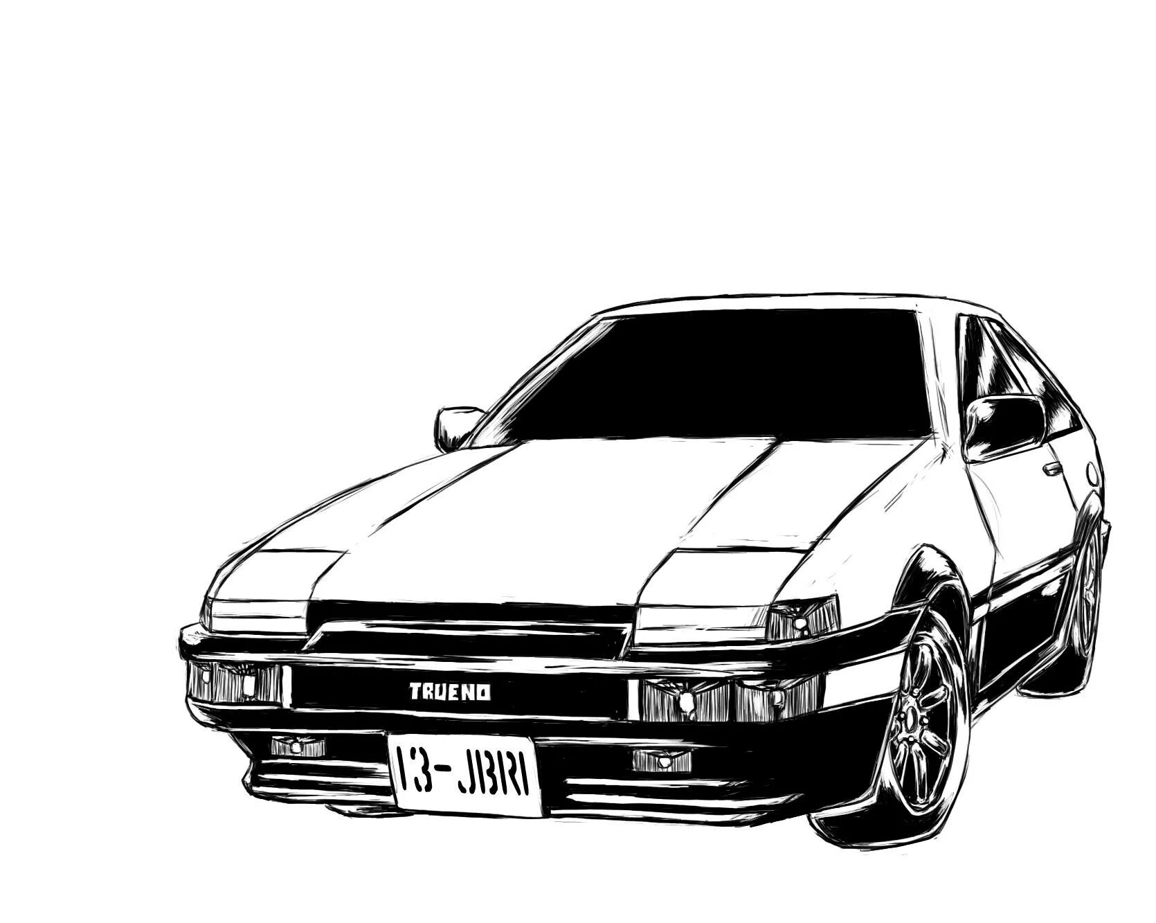 Coloring Pages Toyota ae86 (24 pcs) - download or print for free #18002