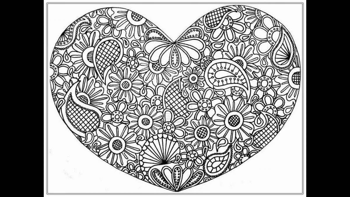 Letter-eater antistress relaxing coloring book