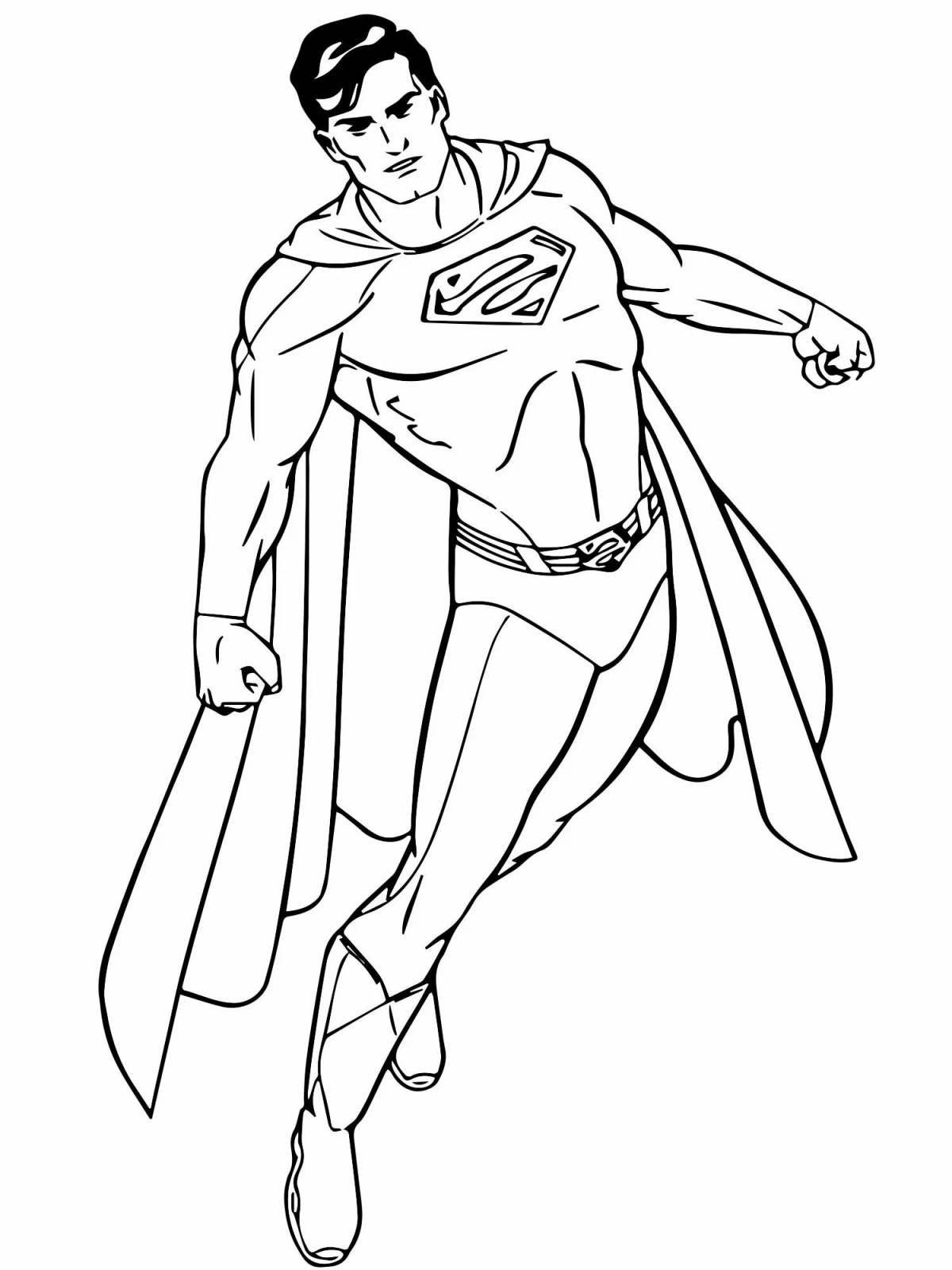 Boldly coloring superman