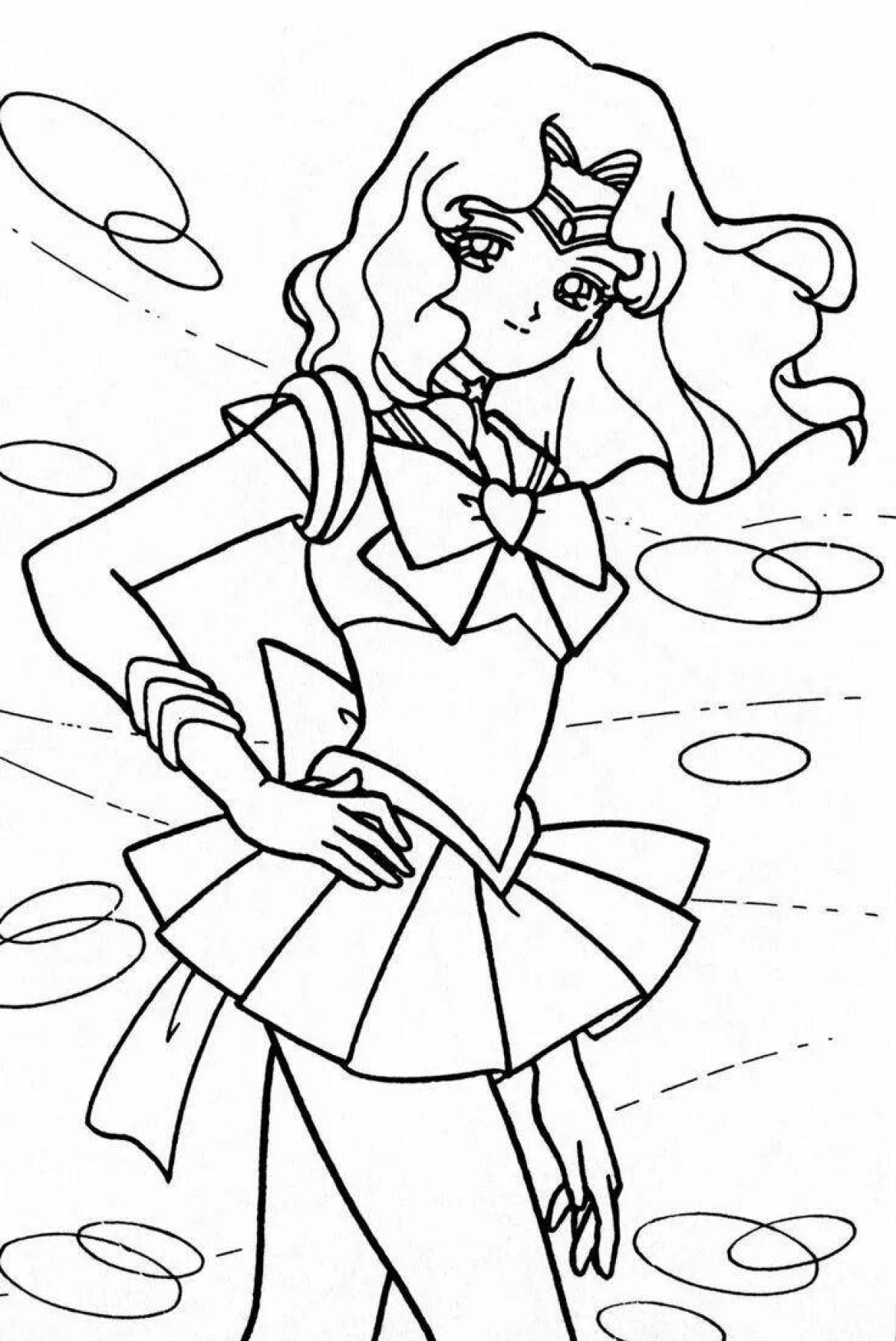 Neptune's funny coloring book