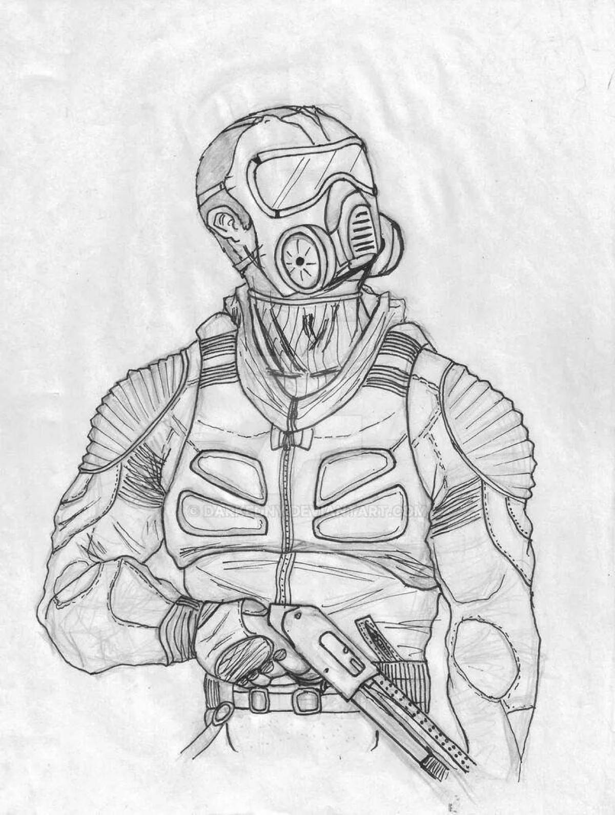 Великолепная раскраска монолит