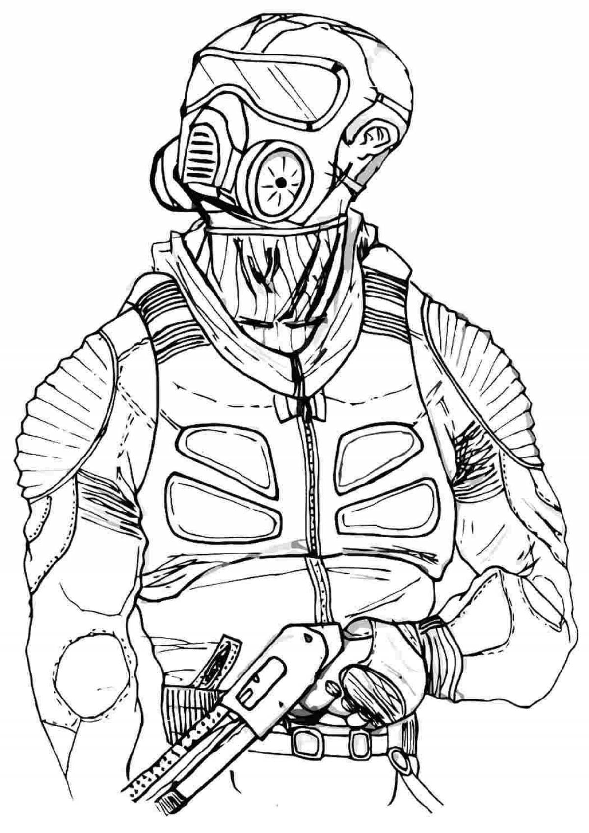 Чудесная раскраска монолит