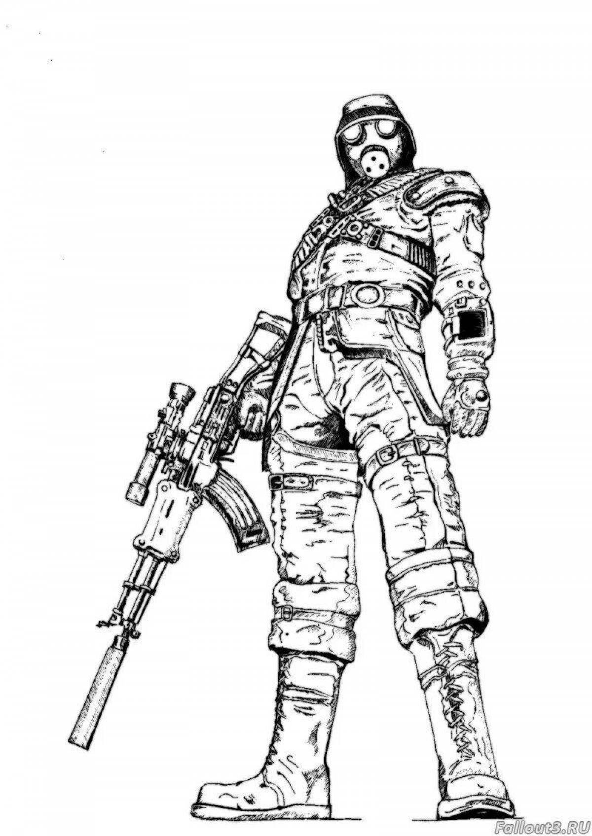 Раскраска сказочный монолит