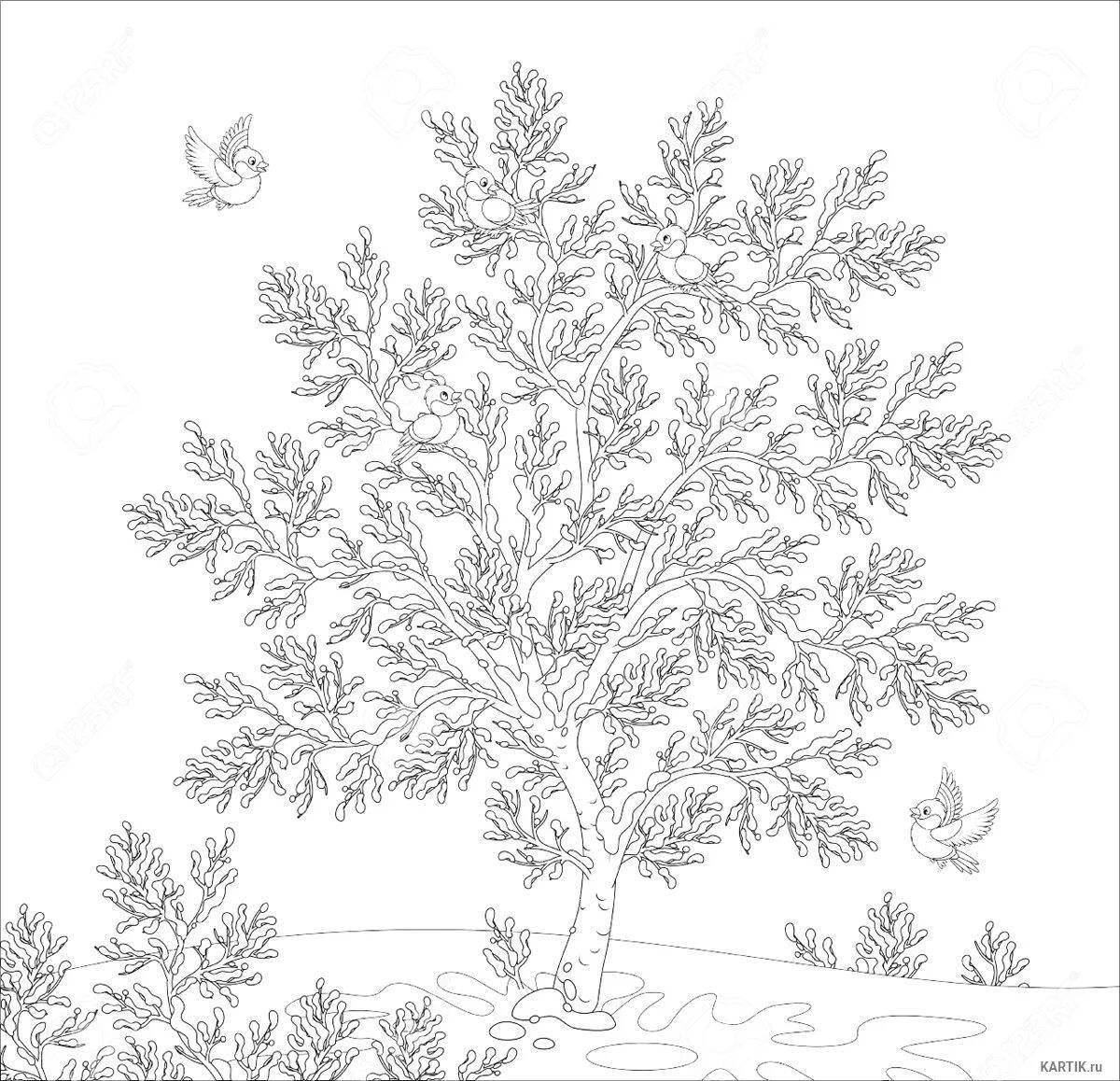 Delightful rowan coloring page