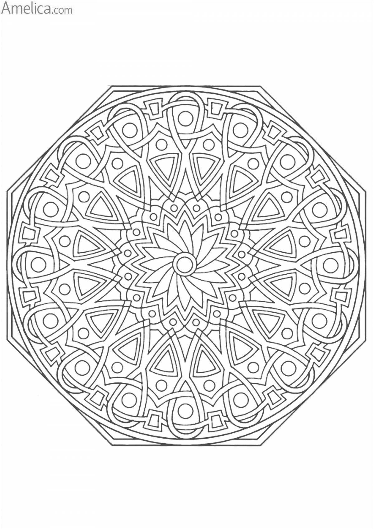 Creative money mandala coloring book