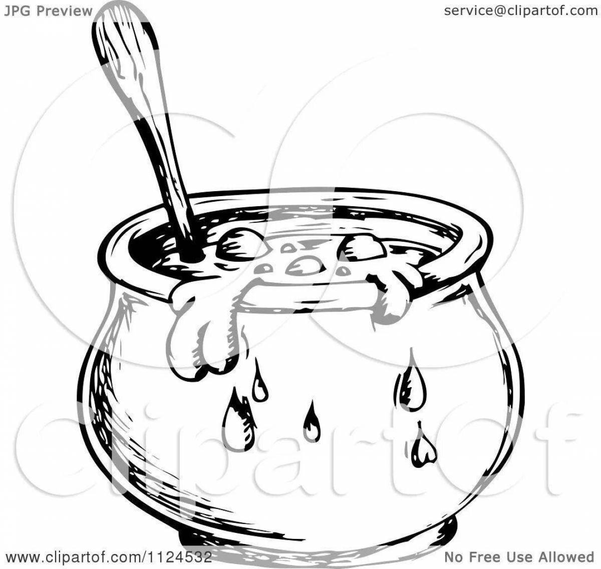 Sweet pot of porridge