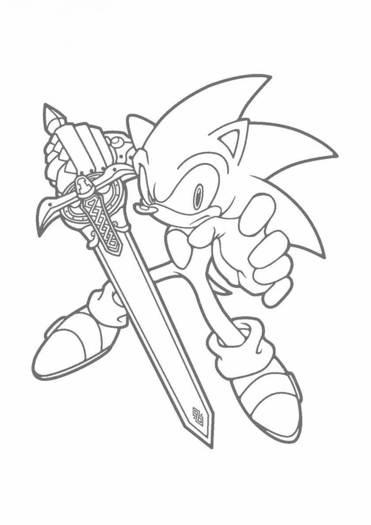 Sonic theos amazing coloring book