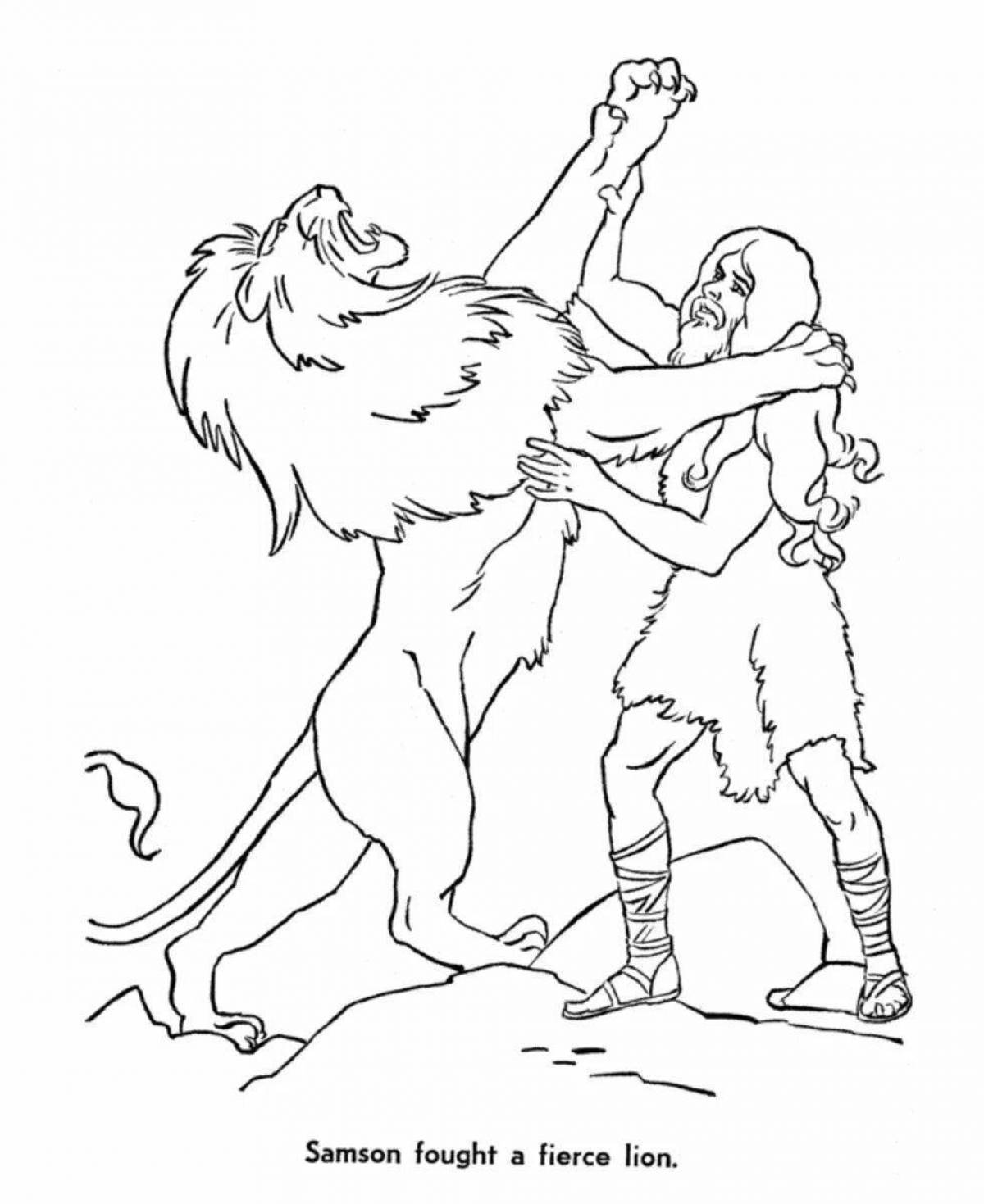 Hercules Glorious Labors coloring page